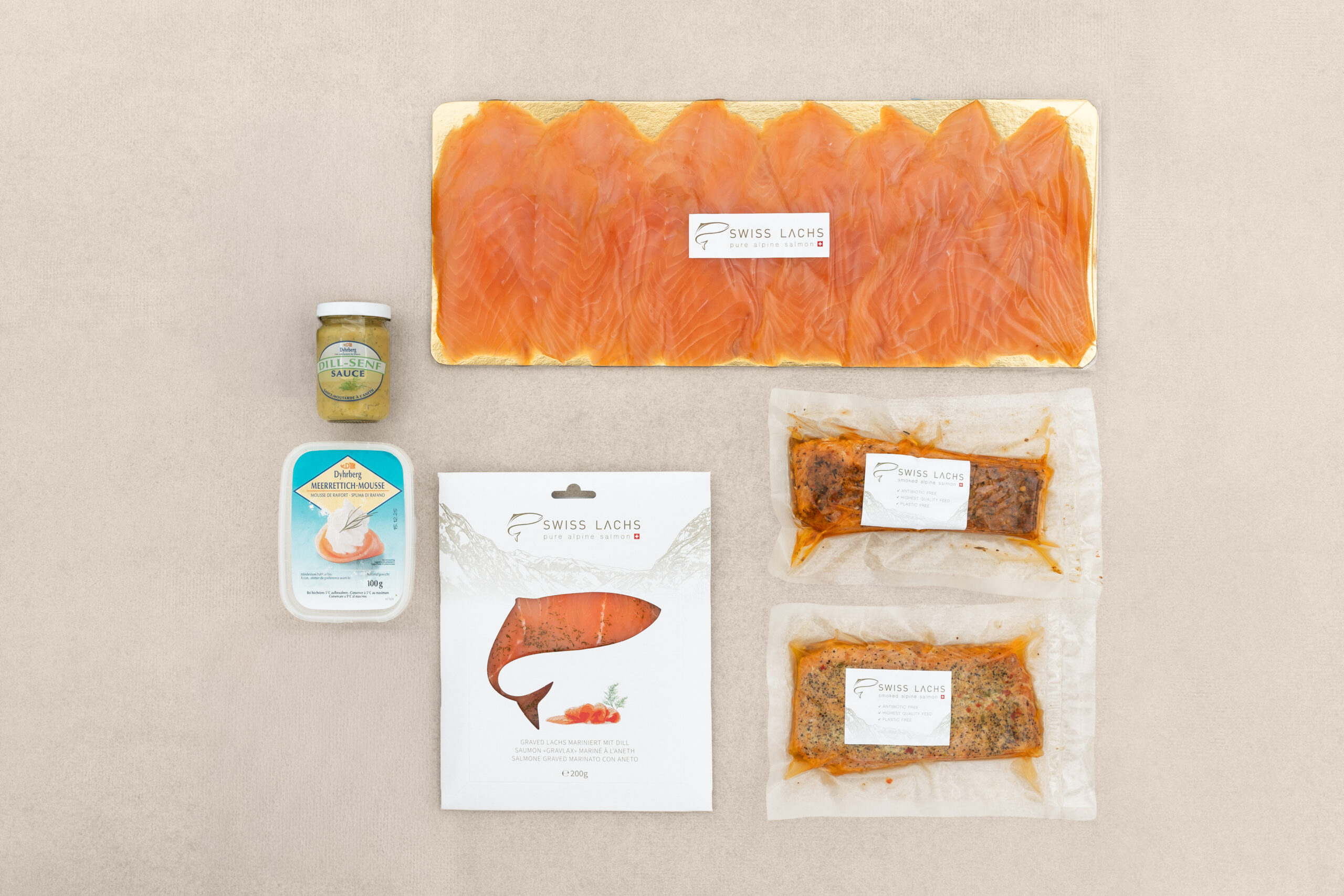 Apéro set: smoked salmon for 8-10 people