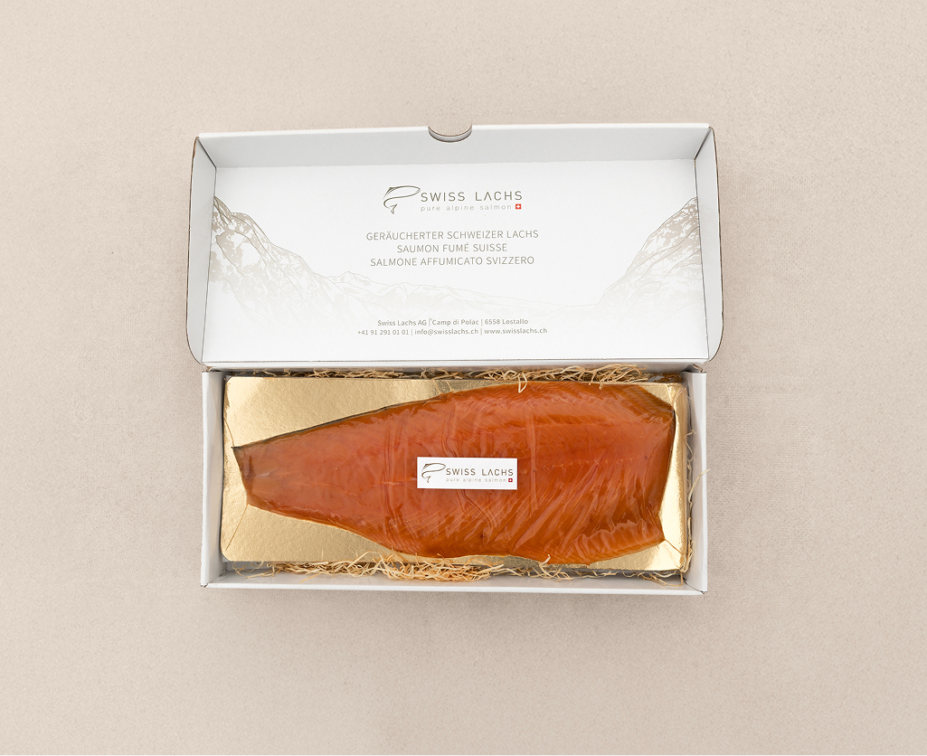 Côté de saumon fumé