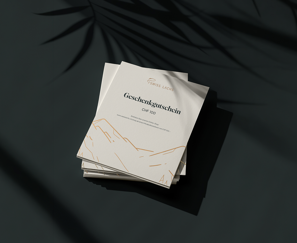 SWISS LACHS Geschenkkarte